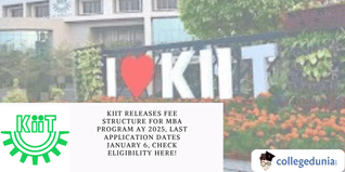 KIIT Releases Fee Structure for MBA Program AY 2025, Apply Before January 6
